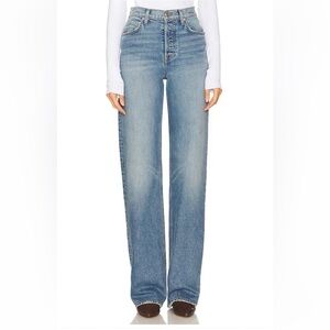 GRLFRND Brooklyn jeans High Rise Straight Chelsea Market denim Revolve 29